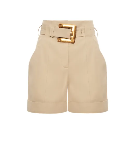 Balmain Шорти Grain de poudre з поясом - Артикул: GF1PA375CG43
