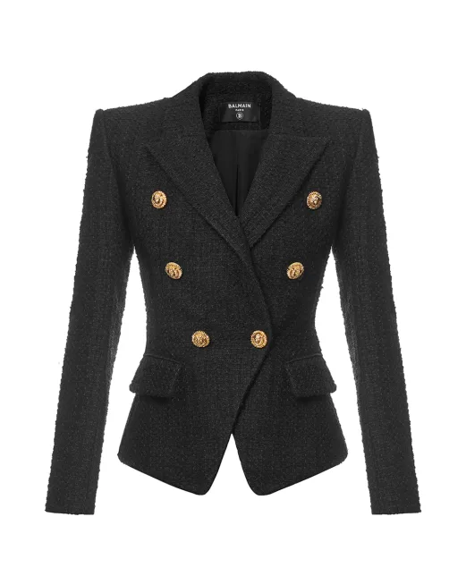 Balmain Пиджак из твида - Артикул: GF1SI505XL81