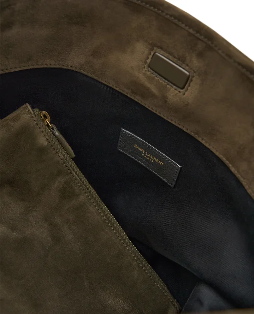 Saint Laurent Сумка Niki з телячої замші - Артикул: 844346-1U807