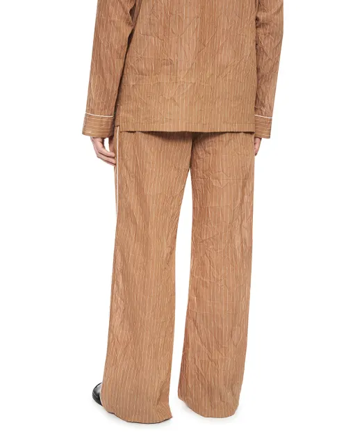 Dolce&Gabbana Брюки Vanity из жатой ткани в полоску (костюм) - Артикул: GP1N9T-FBMFT