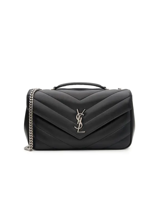 Saint Laurent Сумка LOULOU Medium из овечьей кожи - Артикул: 801439-AAE4Y