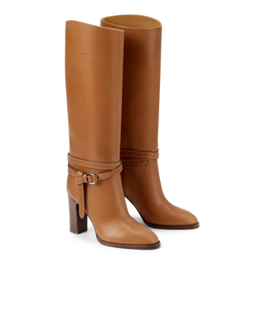 Ralph Lauren Collection Сапоги Donnely из кожи - Артикул: 800P02659001