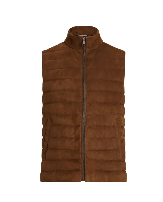 Ralph Lauren Purple Label Замшевый жилет - Артикул: 790957978001