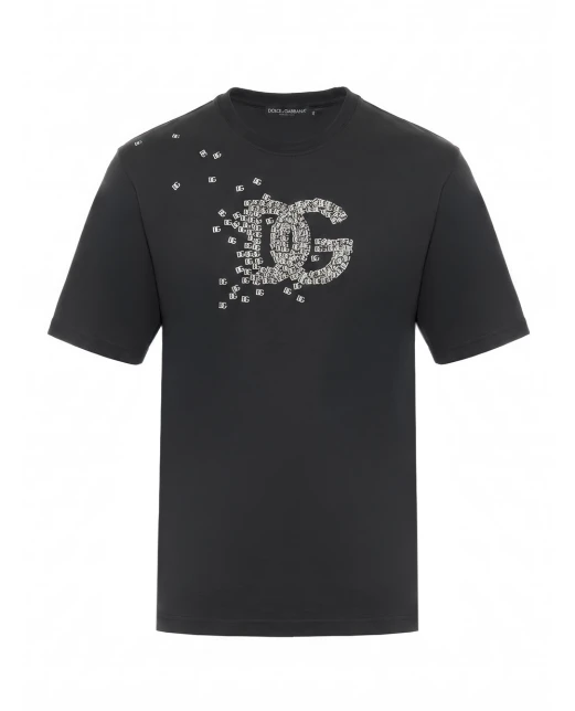 Dolce&Gabbana Футболка з принтом логотипа - Артикул: G8PN9T-G7P9Z