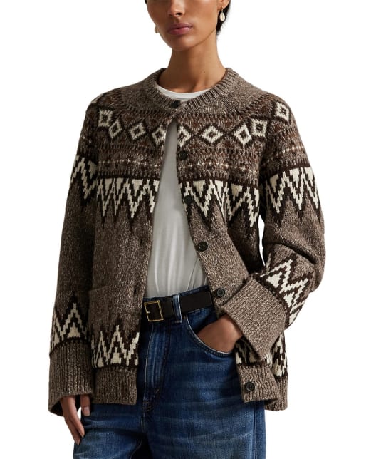 Polo Ralph Lauren Кардиган із вовняної суміші у стилі Fair Isle - Артикул: 211978326001
