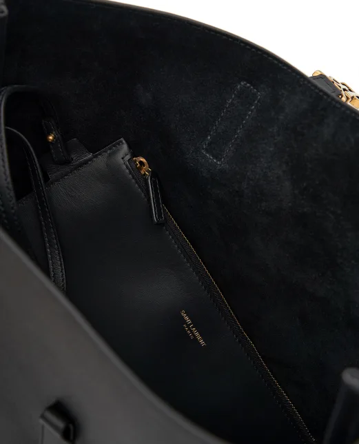 Saint Laurent Сумка LE 5À7 Large з телячої шкіри - Артикул: 850545-AAAUQ