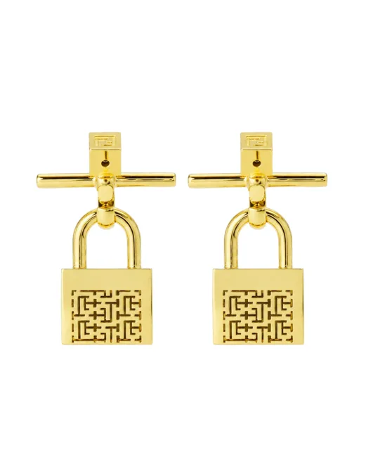 Balmain Сережки-підвіски Brass Pulse - Артикул: FN0XK555MBRA