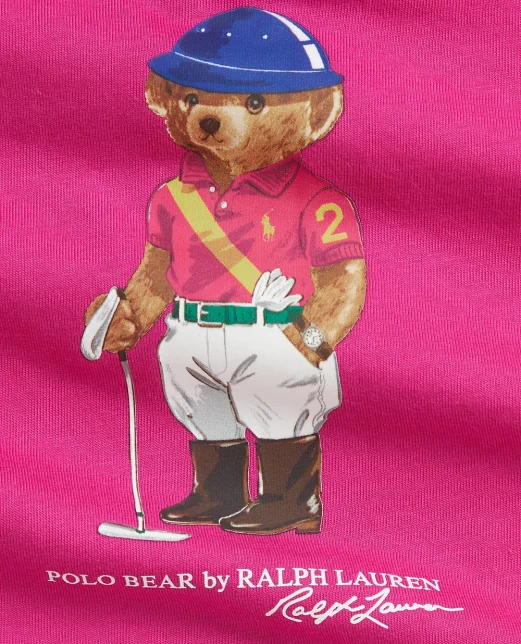 Polo Ralph Lauren Детский комплект из хлопковой футболки и леггинсов Polo Bear - Артикул: 310A98934001