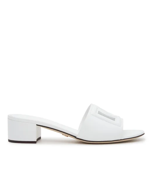 Dolce&Gabbana Мюлі з телячої шкіри - Артикул: CR1755-AY329